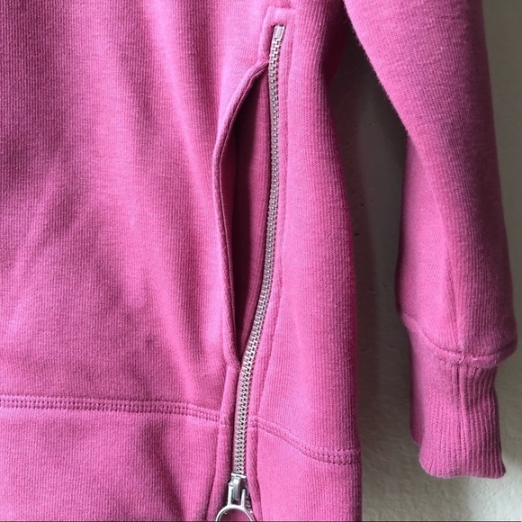 Athleta Cozy Karma Side Zip Funnel Neck Sweatshirt Sz XS - Picture 7 of 15